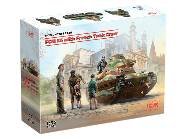 ICM35338 - 1/35 ICM FCM 36 with French Tank Crew