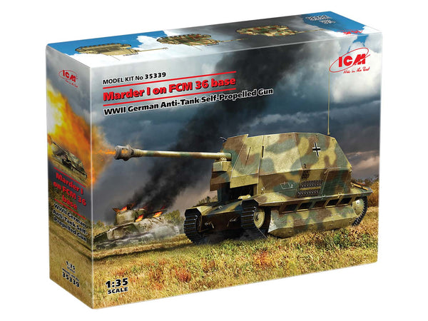 ICM35339 - 1/35 ICM Marder I on FCM 36 base, WWII German Anti-Tank Self-Propelled Gun