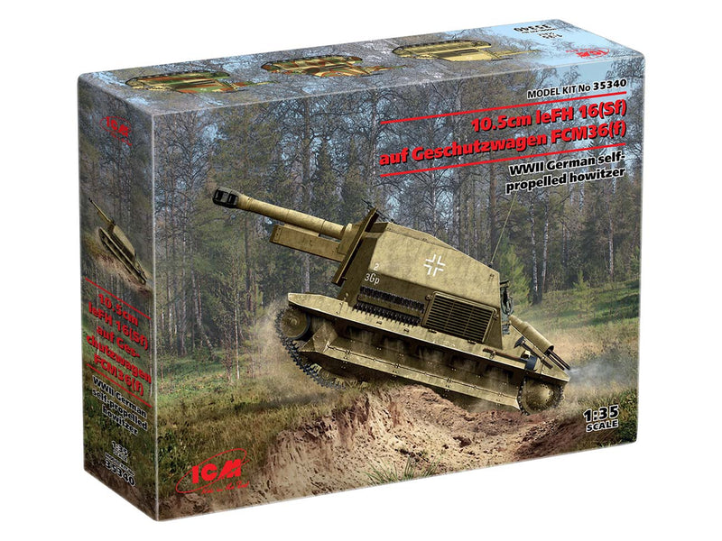 ICM35340 - 1/35 ICM WWII 10.5cm Geschutzwagen German Self-Propelled Howitzer