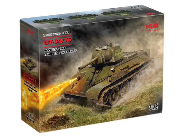 ICM35354 - 1/35 ICM OT-34/76 WWII Soviet Flamethrower Tank