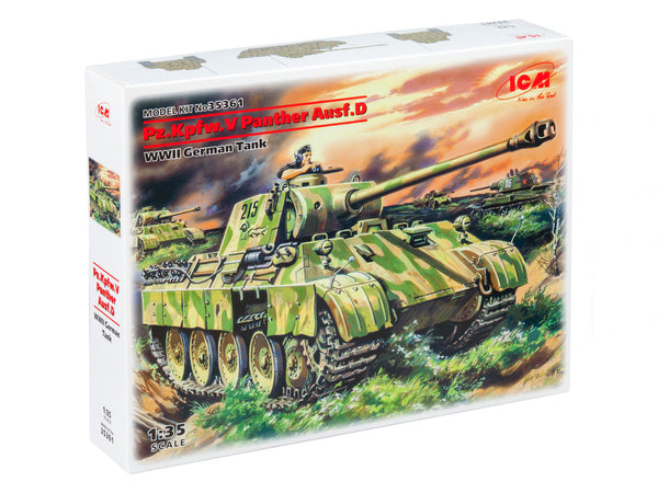 ICM35361 - 1/35 ICM Pz.Kpfw.V Panther Ausf.D, WWII German Tank