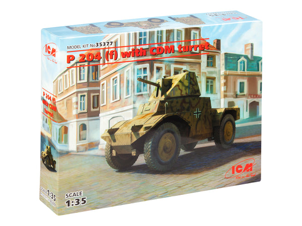 ICM35377 - 1/35 ICM PanzerspÂ¤hwagen P 204 (f) with CDM turret, WWII German Armoured Vehicle