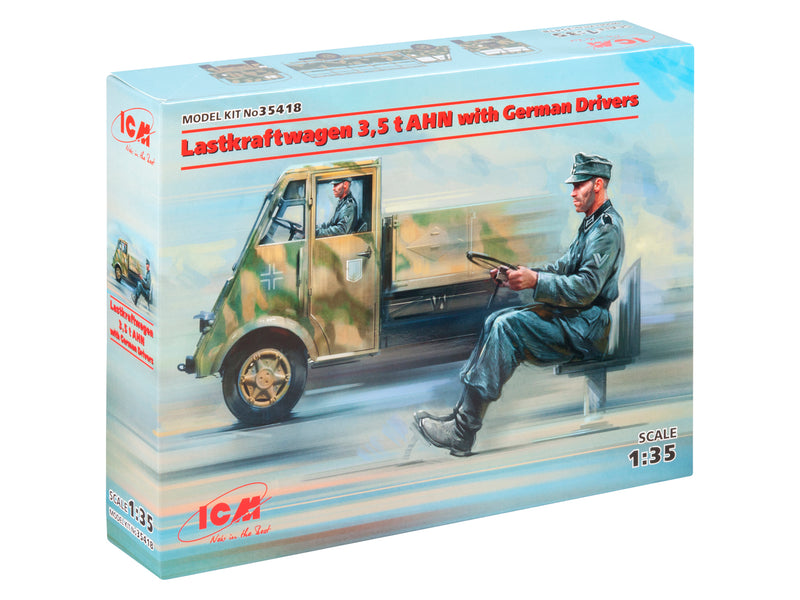 ICM35418 - 1/35 ICM Lastkraftwagen 3,5 t AHN with German Drivers