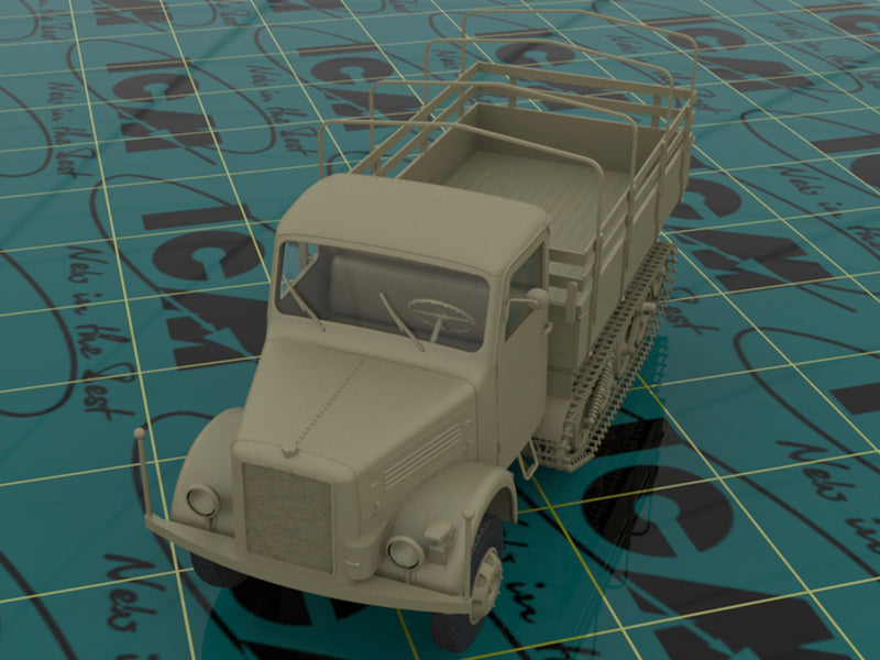 ICM35453 - 1/35 ICM KHD S3000/SS M Maultier, WWII German Semi-Tracked Truck