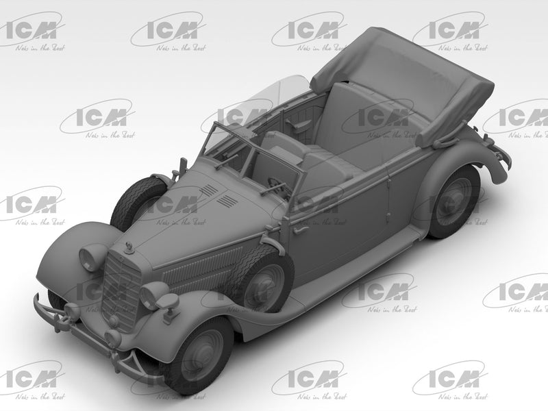 ICM 35540 Typ 320 (W142) Cabriolet WWII German Staff Car