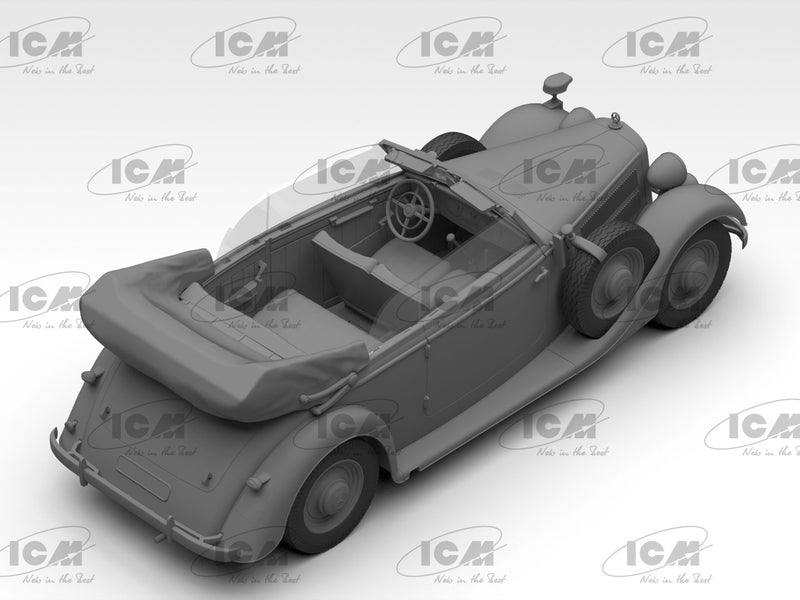 ICM 35540 Typ 320 (W142) Cabriolet WWII German Staff Car