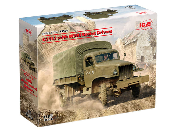 ICM35594 - 1/35 ICM G7117 with WWII Soviet Drivers