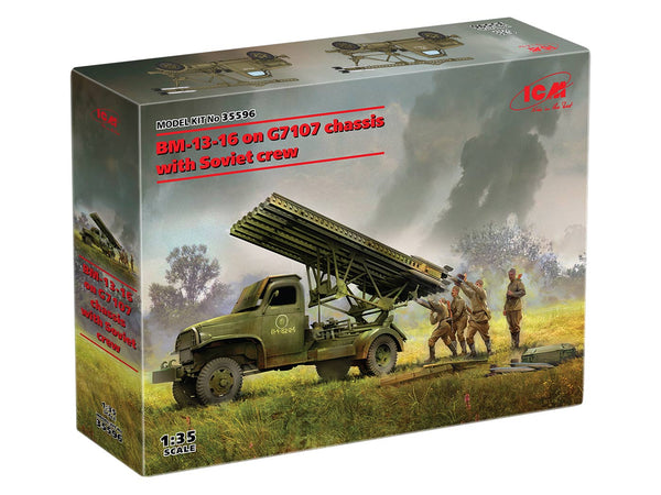 ICM35596 - 1/35 ICM BM-13-16 on G7107 chassis with Soviet crew