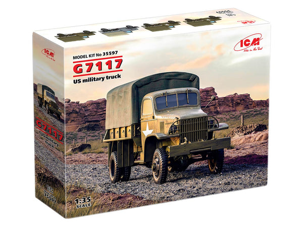 ICM35597 - 1/35 ICM G7117 US Military Truck Plastic Model Kit