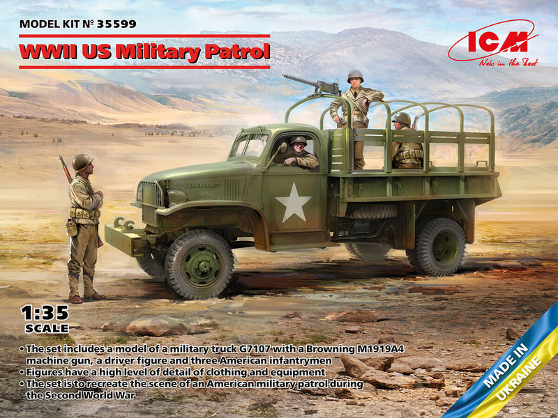 ICM 35599 WWII US Military Patrol