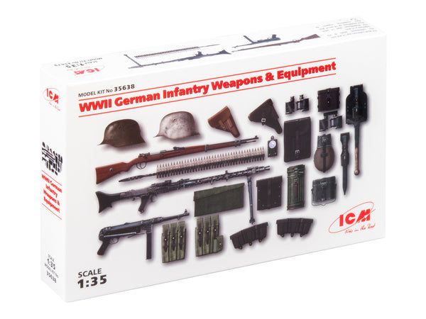 ICM35638 - 1/35 ICM WWII German Infantry Weapons & Equipment