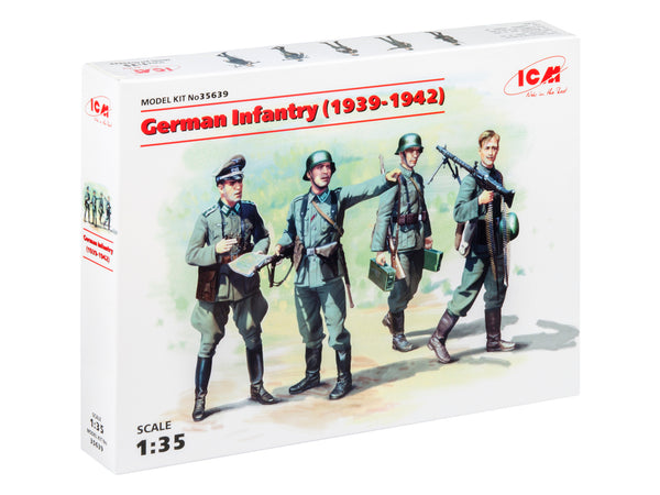 ICM35639 - 1/35 ICM German Infantry (1939-1942) (4 figures)