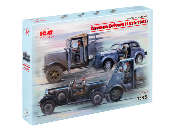 ICM35642 - 1/35 ICM German Drivers (1939-1945) (4 figures)