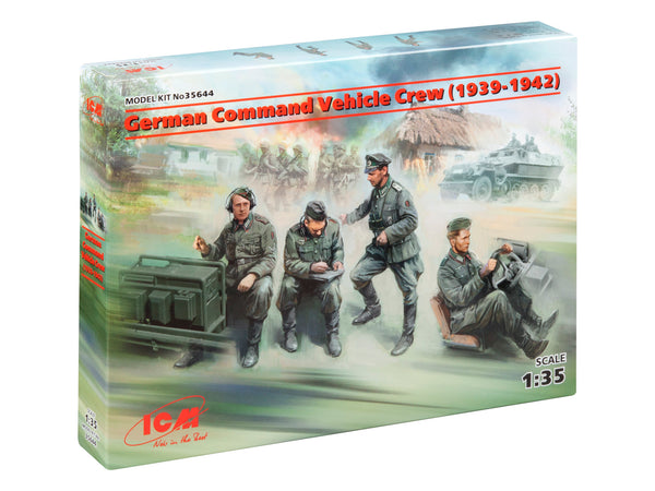 ICM35644 - 1/35 ICM German Command Vehicle Crew (1939-1942) (4 figures)