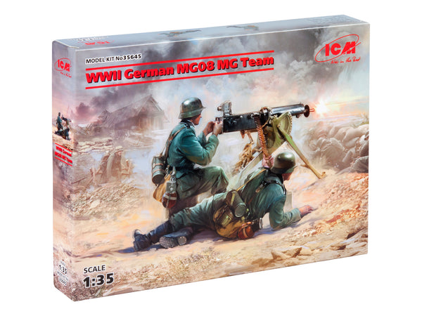 ICM35645 - 1/35 ICM WWII German MG08 MG Team (2 figures)