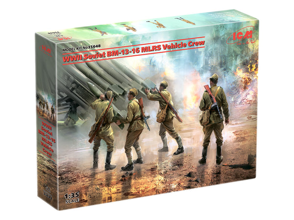 ICM35648 - 1/35 ICM WWII Soviet BM-13-16 MLRS Vehicle Crew