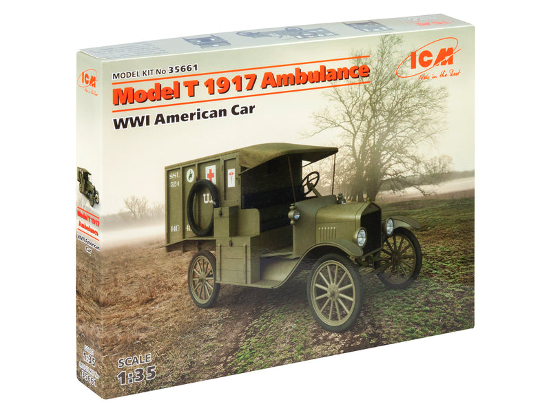 ICM35661 - 1/35 ICM Model T 1917 Ambulance, WWI American Car