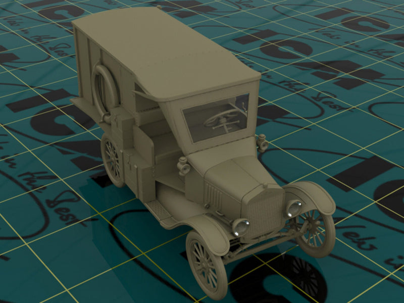 ICM35661 - 1/35 ICM Model T 1917 Ambulance, WWI American Car