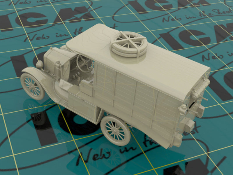 ICM35665 - 1/35 ICM Model T 1917 Ambulance (early), WWI AAFS Car