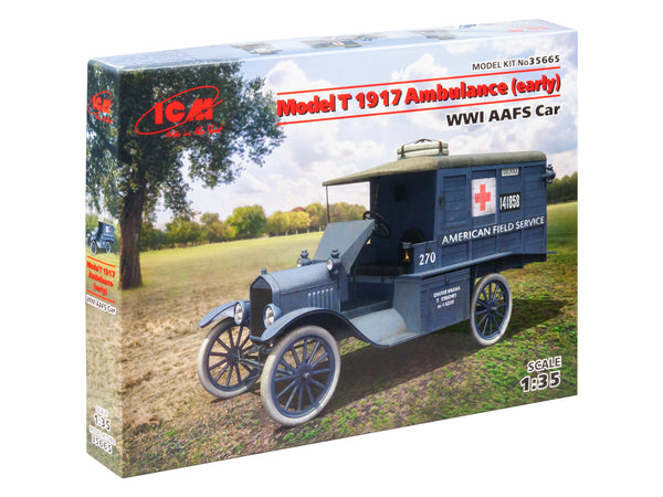 ICM35665 - 1/35 ICM Model T 1917 Ambulance (early), WWI AAFS Car