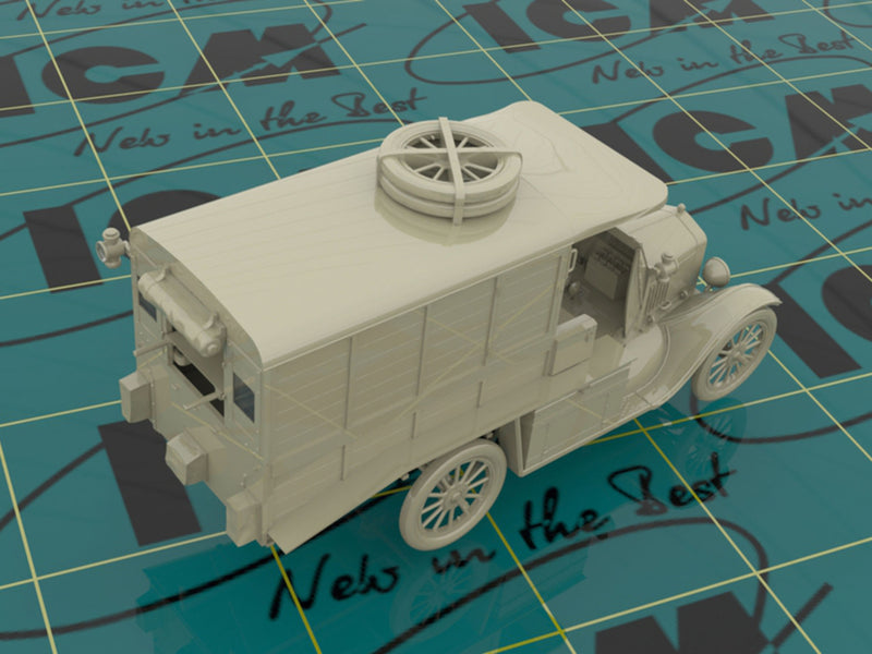 ICM35665 - 1/35 ICM Model T 1917 Ambulance (early), WWI AAFS Car