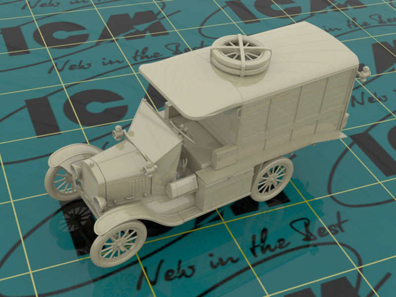 ICM35665 - 1/35 ICM Model T 1917 Ambulance (early), WWI AAFS Car