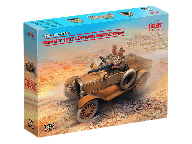 ICM35668 - 1/35 ICM Model T 1917 LCP with ANZAC Crew