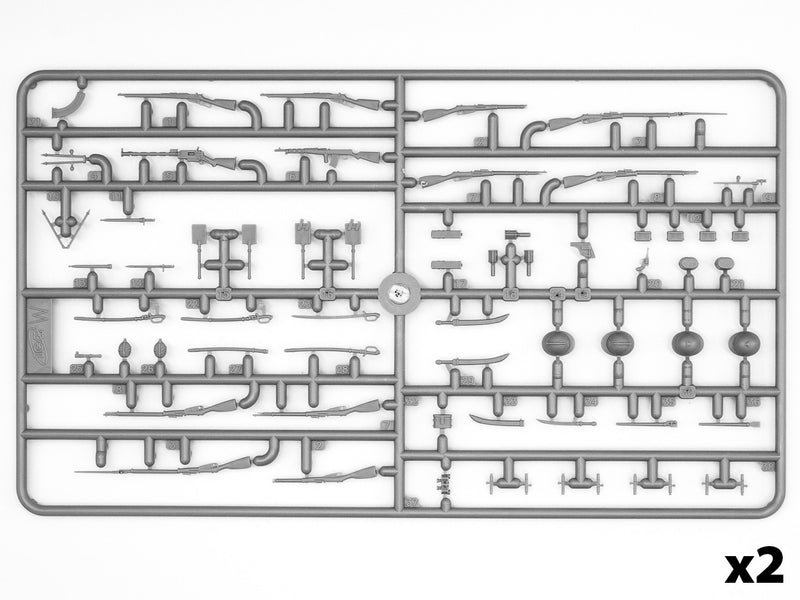 ICM35677 - 1/35 ICM WWI Russian Infantry (4 figures)