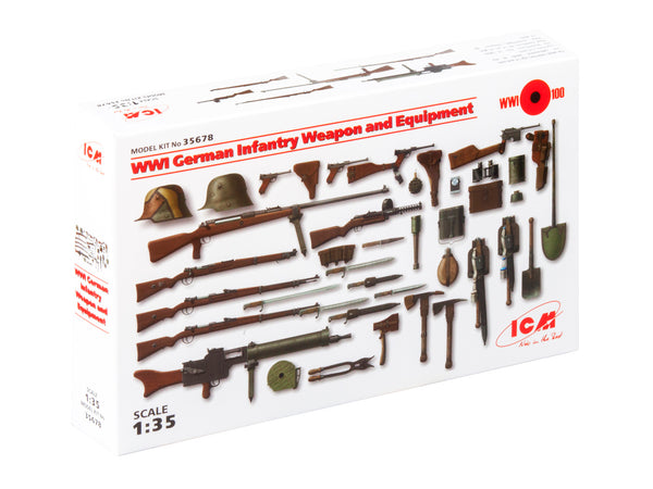 ICM35678 - 1/35 ICM WWI German Infantry Weapon and Equipment