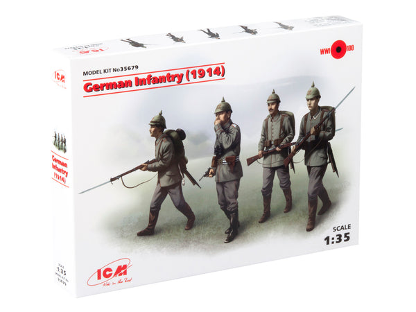 ICM35679 - 1/35 ICM German Infantry (1914) (4 figures)