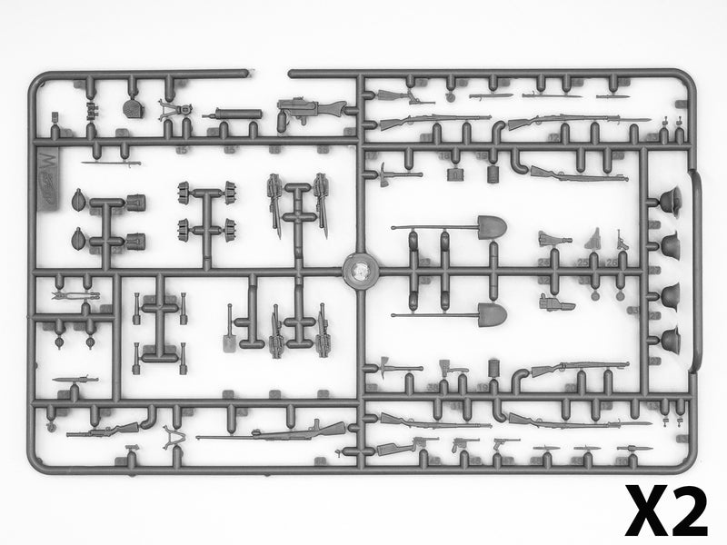 ICM35695 - 1/35 ICM German Infantry in Gas Masks (1918) (4 figures)