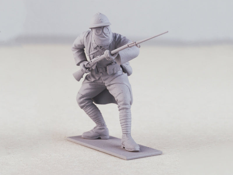 ICM35696 - 1/35 ICM French Infantry in Gas Masks (1918) (4 figures)