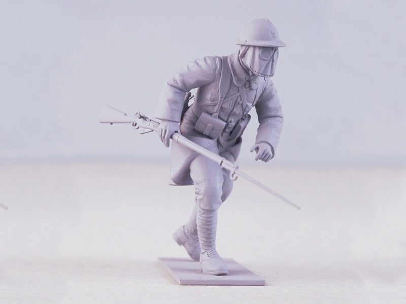 ICM35696 - 1/35 ICM French Infantry in Gas Masks (1918) (4 figures)