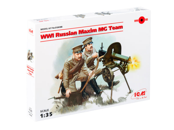 ICM35698 - 1/35 ICM WWI Russian Maxim MG Team (2 figures)