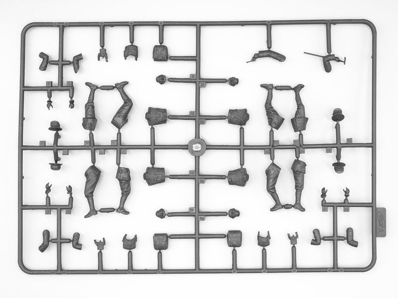 ICM35703 - 1/35 ICM British Infantry in Gas Masks (1917) (4 figures)