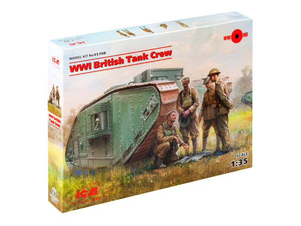 ICM35708 - 1/35 ICM WWI British Tank Crew (4 figures)