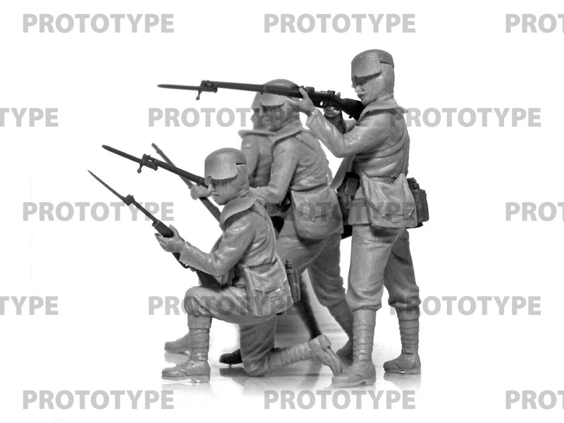 ICM35721 - 1/35 ICM WWI Italian Infantry in Armor Figure Set