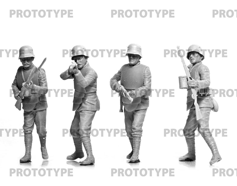 ICM35722 - 1/35 ICM WWI German Infantry in Armor Figure Set