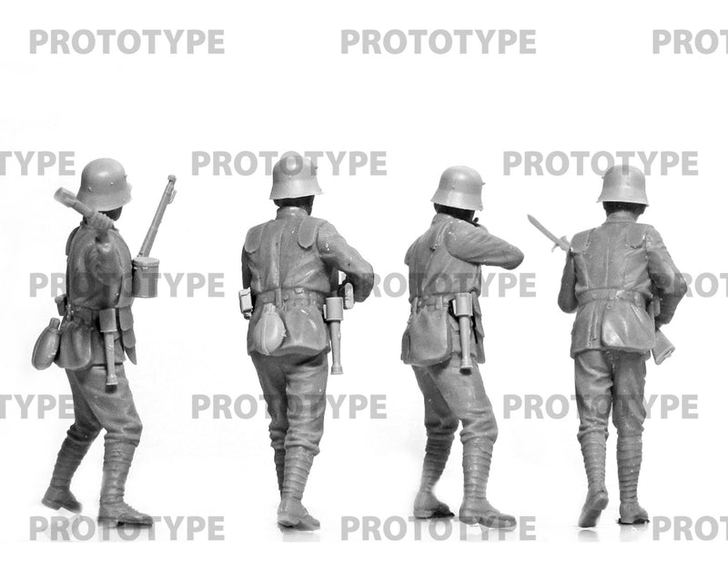 ICM35722 - 1/35 ICM WWI German Infantry in Armor Figure Set