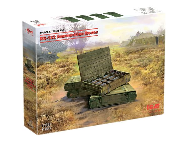 ICM35795 - 1/35 ICM RS-132 Ammunition Boxes (100% new molds)