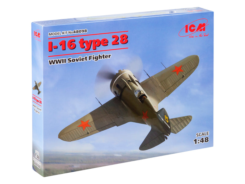 ICM48098 - 1/48 ICM I-16 type 28, WWII Soviet Fighter