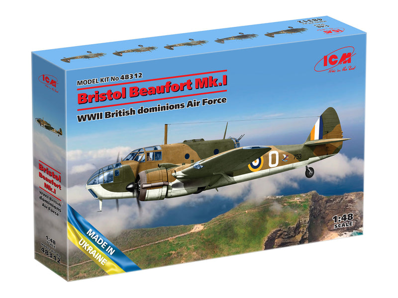 ICM 48312 Bristol Beaufort Mk.I - WWII British Dominions Air Force