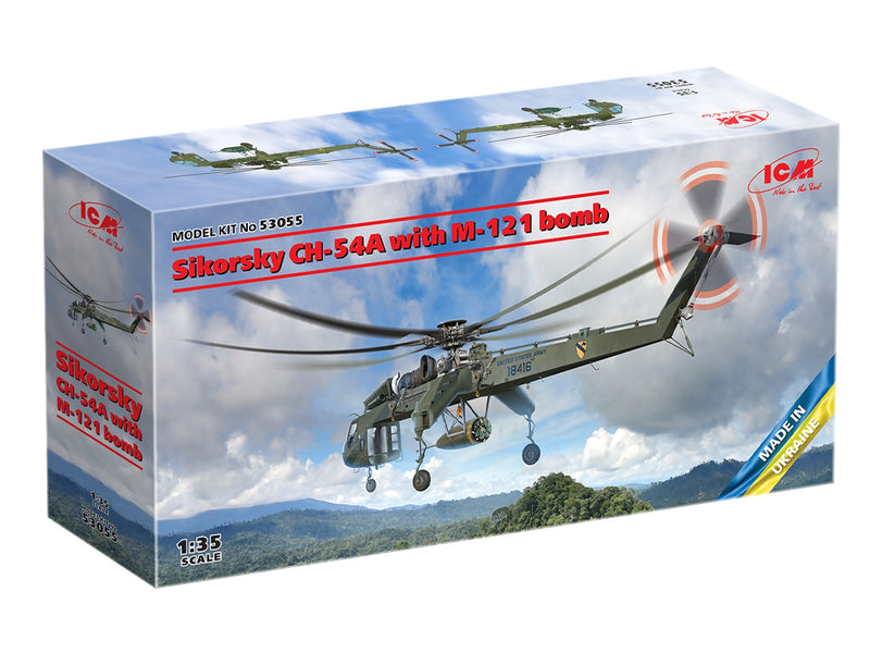 1/35 ICM Sikorsky CH-54A Tarhe w/ BLU-82/B Daisy Cutter Bomb