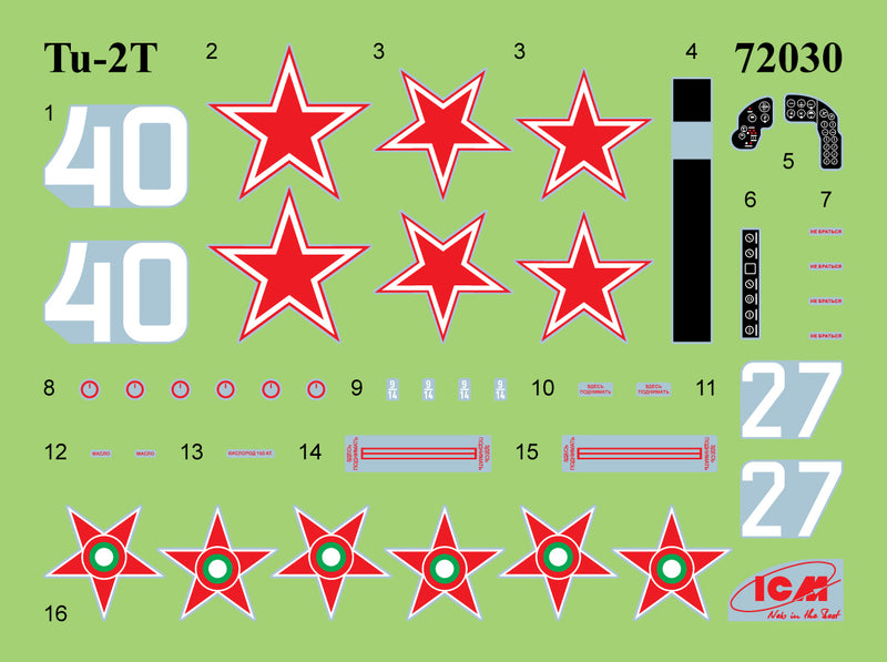 ICM72030 - 1/72 ICM Tu-2T Soviet Torpedo Plane