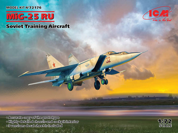 ICM72176 - 1/72 ICM MiG-25 RU, Soviet Training Aircraft