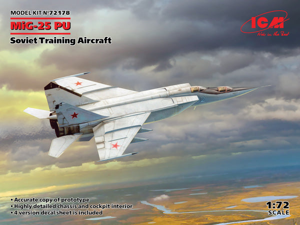 ICM72178 - 1/72 ICM MiG-25PU, Soviet Training Aircraft