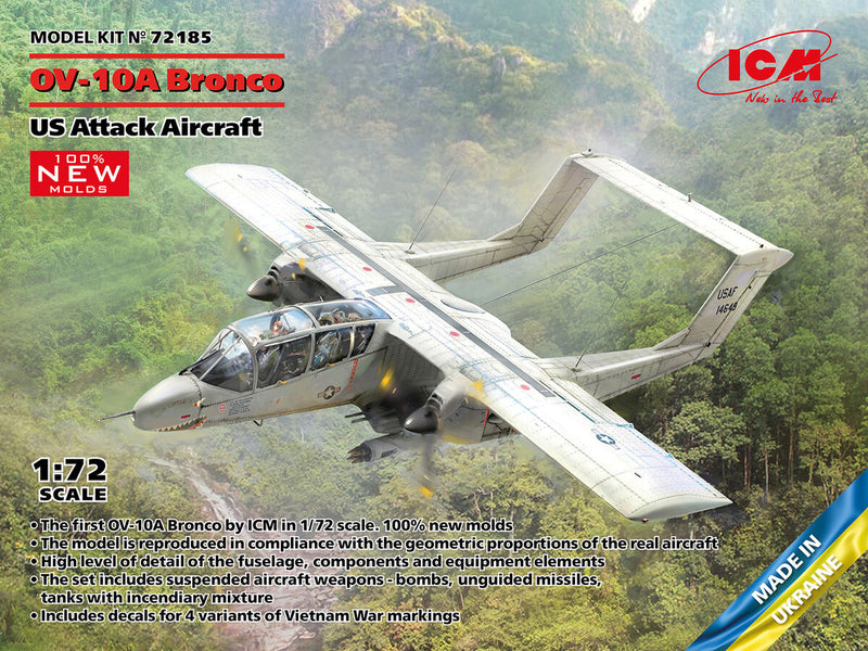 ICM 72185 OV-10A Bronco US Attack Aircraft