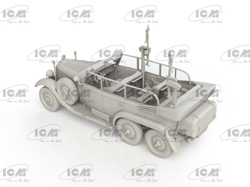 ICM72473 - 1/72 ICM Type G4 Partisanenwagen with MG 34 Plastic Model Kit