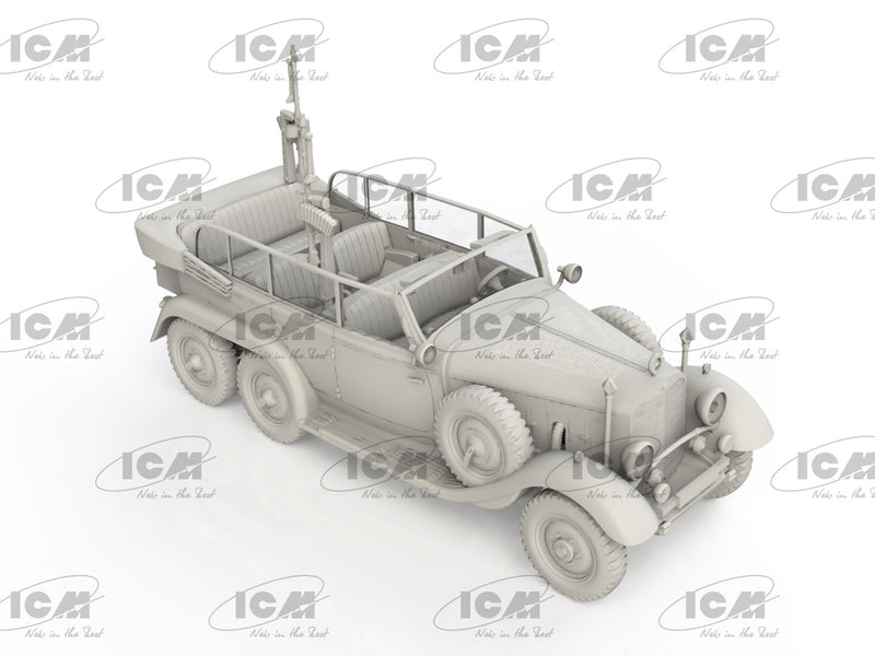 ICM72473 - 1/72 ICM Type G4 Partisanenwagen with MG 34 Plastic Model Kit