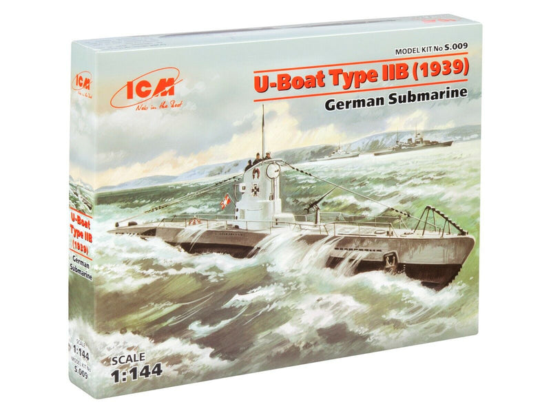 ICMS009 - 1/144 ICM U-Boat Type IIB (1939), German Submarine